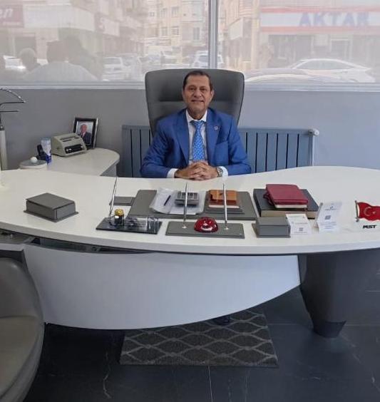 Berrah Celep at his office